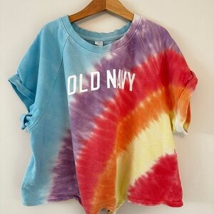 3 for $15 Old Navy Multicolor Tie-Dye Crewneck